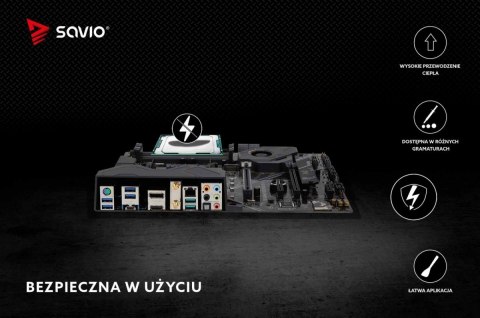 Glacier Pasta termoprzewodząca 8.5 W/mK 2g TG-02 Glacier Pasta termoprzewodząca 8.5 W/mK 2g TG-02