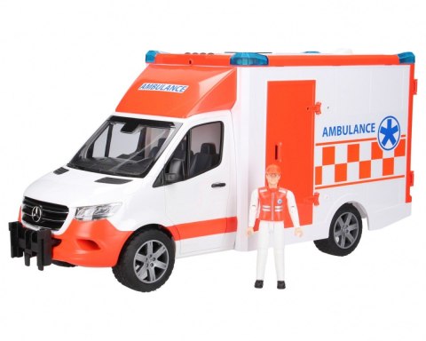 Pojazd Mercedes-Benz Sprinter Ambulans z figurką i modułem Pojazd Mercedes-Benz Sprinter Ambulans z figurką i modułem