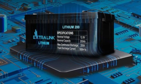 Akumulator LiFePO4 200AH 12.8V BMS EX.30479 Akumulator LiFePO4 200AH 12.8V BMS EX.30479