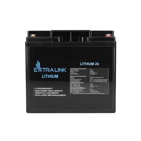 Akumulator LiFePO4 24AH 12.8V BMS EX.30424 Akumulator LiFePO4 24AH 12.8V BMS EX.30424
