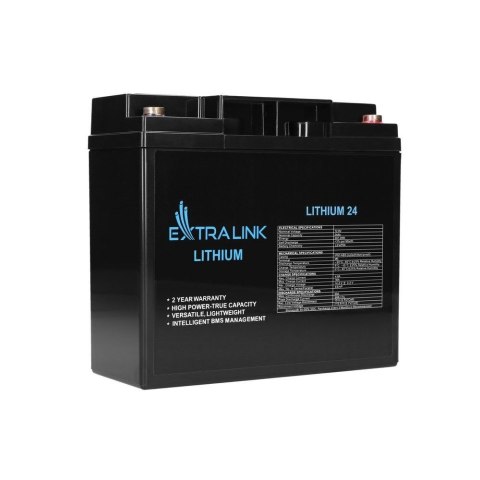 Akumulator LiFePO4 24AH 12.8V BMS EX.30424 Akumulator LiFePO4 24AH 12.8V BMS EX.30424