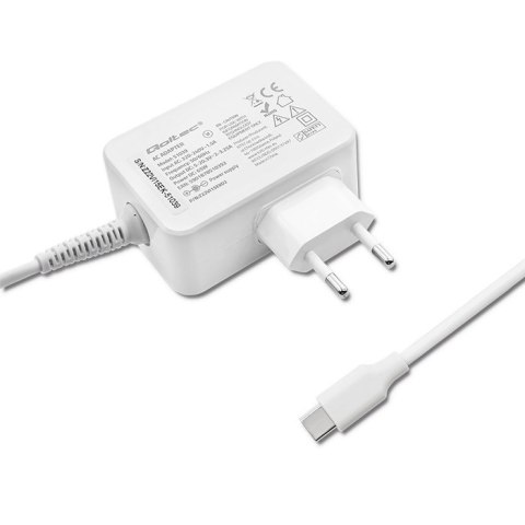 Zasilacz sieciowy 65W | 5-20.3V | 2-3.25A | USB typ C | PD | Biały Zasilacz sieciowy 65W | 5-20.3V | 2-3.25A | USB typ C | PD | Biały