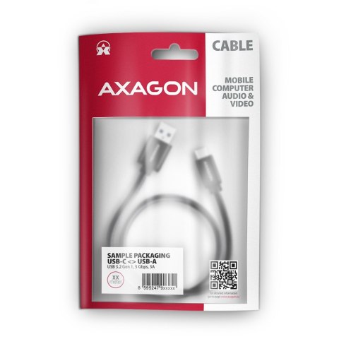BUCM3-AM10AB Kabel USB-C - USB-A 3.2 Gen 1, 1m, 3A, ALU, oplot, Czarny BUCM3-AM10AB Kabel USB-C - USB-A 3.2 Gen 1, 1m, 3A, ALU, oplot, Czarny