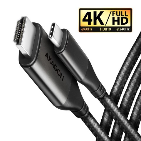 RVC-HI2MC Adapter aktywny USB-C -> HDMI 2.0 4K/60Hz Aluminum, 1.8m kabel RVC-HI2MC Adapter aktywny USB-C -> HDMI 2.0 4K/60Hz Aluminum, 1.8m kabel