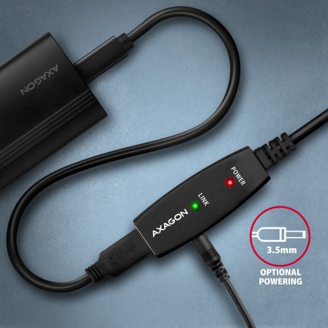 ADR-205 USB 2.0 A-M -> A-F aktywny kabel przedłużacz/wzmacniacz 5m ADR-205 USB 2.0 A-M -> A-F aktywny kabel przedłużacz/wzmacniacz 5m