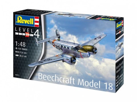 Model plastikowy Samolot Beechcraft model 18 1/48 Model plastikowy Samolot Beechcraft model 18 1/48