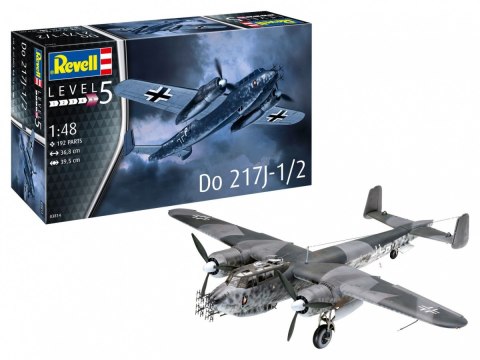 Model plastikowy Samolot DO 217J 1/2 1/48 Model plastikowy Samolot DO 217J 1/2 1/48
