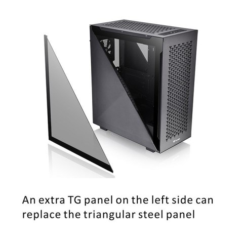 Obudowa Divider 500 Air Tempered Glassx2 Black 12cmx2 Obudowa Divider 500 Air Tempered Glassx2 Black 12cmx2
