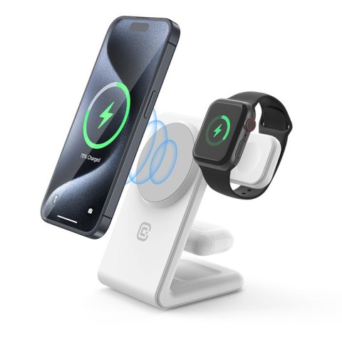 Ładowarka bezprzewodowa MagSpot Stand 3w1 z MagSafe do iPhone, Apple Watch i AirPods Ładowarka bezprzewodowa MagSpot Stand 3w1 z MagSafe do iPhone, Apple Watch i AirPods