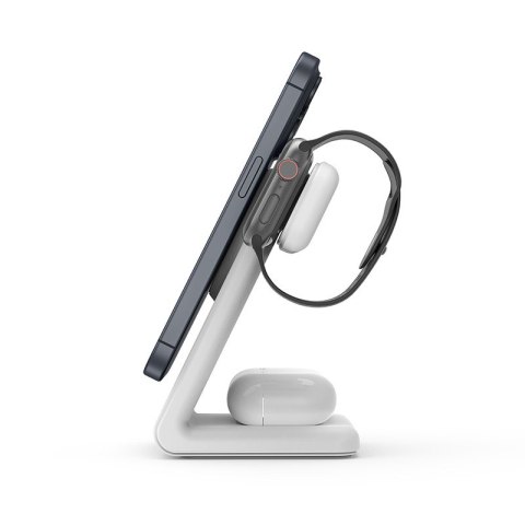 Ładowarka bezprzewodowa MagSpot Stand 3w1 z MagSafe do iPhone, Apple Watch i AirPods Ładowarka bezprzewodowa MagSpot Stand 3w1 z MagSafe do iPhone, Apple Watch i AirPods