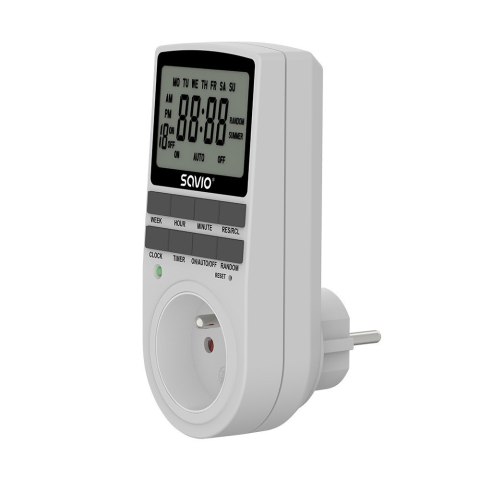 Programator czasowy z ekranem LCD, 16A, 3680W, AE-03 Programator czasowy z ekranem LCD, 16A, 3680W, AE-03