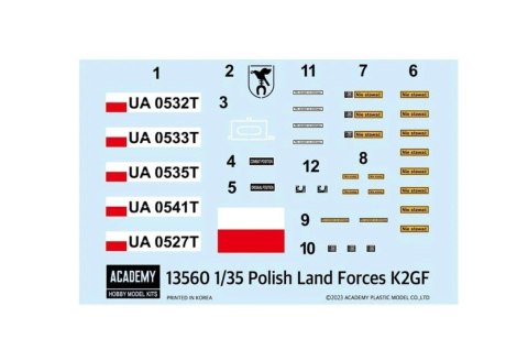 Model plastikowy Czołg K2PL Gap Filler 1/35 Model plastikowy Czołg K2PL Gap Filler 1/35