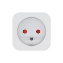 Inteligentne gniazdko Wi-Fi 16A Pomiar zużycia energii, wielopak 3 szt., AS-01, białe