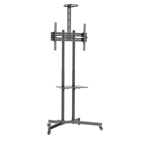 Stojak mobilny do TV 37-70cali, 50kg, 2 półki Stojak mobilny do TV 37-70cali, 50kg, 2 półki