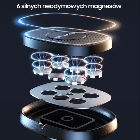 Uchwyt magnetyczny X21 samochodowy do kratki Uchwyt magnetyczny X21 samochodowy do kratki