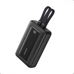 PowerBank 20k mAh 30W kable C/Lightning 1USB-C 1USB-A Niebieski