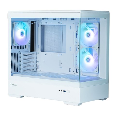 Obudowa P30 V2 MicroATX Mini Tower 3 FansRGB Biała Obudowa P30 V2 MicroATX Mini Tower 3 FansRGB Biała