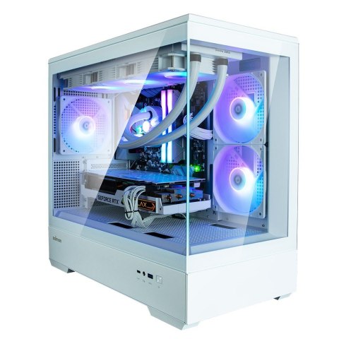 Obudowa P30 V2 MicroATX Mini Tower 3 FansRGB Biała Obudowa P30 V2 MicroATX Mini Tower 3 FansRGB Biała