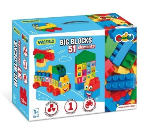 Klocki 51 elementów Big Blocks Klocki 51 elementów Big Blocks
