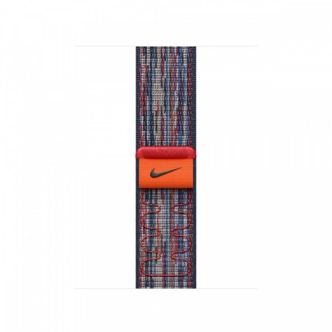 Opaska sportowa Nike w kolorze niebieskim/czerwonym do koperty 40 mm Opaska sportowa Nike w kolorze niebieskim/czerwonym do koperty 40 mm