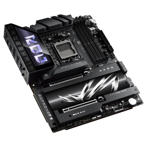 Płyta główna ROG CROSSHAIR X870E HERO AM5 4DDR5 HDMI/USB-C Płyta główna ROG CROSSHAIR X870E HERO AM5 4DDR5 HDMI/USB-C