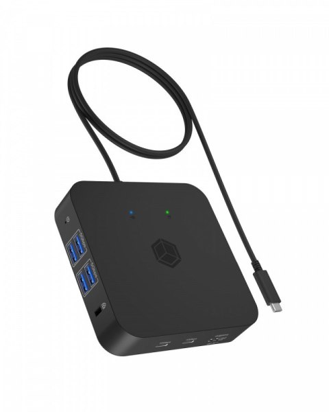 Stacja dokująca IB-DK4090-C 12w1, 3x HDMI,LAN,USB, PD do 100W Stacja dokująca IB-DK4090-C 12w1, 3x HDMI,LAN,USB, PD do 100W