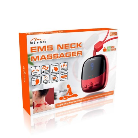 Masażer EMS mięśni szyi i karku EMS Neck Massager MT6534 Masażer EMS mięśni szyi i karku EMS Neck Massager MT6534