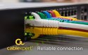 Patch cord kat.6 miedź UTP 3m szary