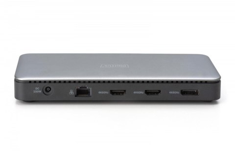 Stacja dokująca USB Typ C 11-portów 2x HDMI 1x DisplayPort 4K/60Hz DC-Jack 150W Stacja dokująca USB Typ C 11-portów 2x HDMI 1x DisplayPort 4K/60Hz DC-Jack 150W