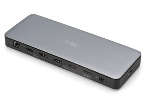 Stacja dokująca USB Typ C 13-portów 3x HDMI 2x DisplayPort 4K/60Hz DC-Jack 150W Stacja dokująca USB Typ C 13-portów 3x HDMI 2x DisplayPort 4K/60Hz DC-Jack 150W