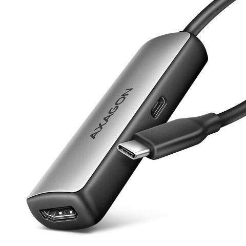RVC-HI8KPD Adapter aktywny USB-C -> HDMI 8K/60Hz, Aluminum, PD100W, 16cm kabel RVC-HI8KPD Adapter aktywny USB-C -> HDMI 8K/60Hz, Aluminum, PD100W, 16cm kabel