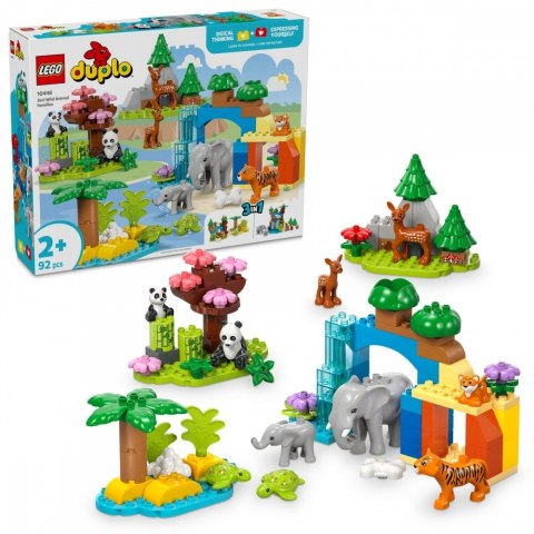 Klocki DUPLO 10446 Rodziny dzikich zwierząt 3 w 1 Klocki DUPLO 10446 Rodziny dzikich zwierząt 3 w 1