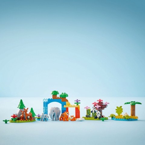 Klocki DUPLO 10446 Rodziny dzikich zwierząt 3 w 1 Klocki DUPLO 10446 Rodziny dzikich zwierząt 3 w 1