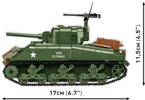 Klocki M4A1 Sherman 663 klocki Klocki M4A1 Sherman 663 klocki
