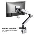 Uchwyt do monitora,VESA 17-49 cali gazowy, max. 20kg