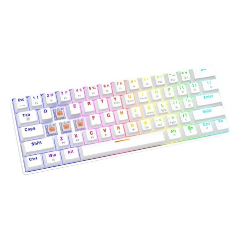 Klawiatura mechaniczna WHITEOUT X2 OUTEMU Peach Silent, Hot Swap Klawiatura mechaniczna WHITEOUT X2 OUTEMU Peach Silent, Hot Swap