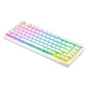 Klawiatura mechaniczna bezprzewodowa PHENIX WHITE Gateron Red Pro, Pudding