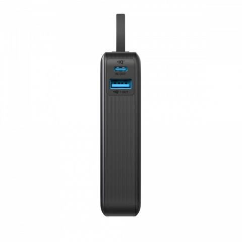 Powerbank 545 NANO 30W 10000mAh z wbudowanym kablem USB-C, czarny Powerbank 545 NANO 30W 10000mAh z wbudowanym kablem USB-C, czarny