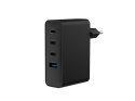 Ładowarka sieciowa Ribera GAN 3xUSB-C + 1x USB-A 100W czarna