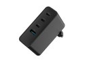 Ładowarka sieciowa Ribera GAN 3xUSB-C + 1x USB-A 100W czarna
