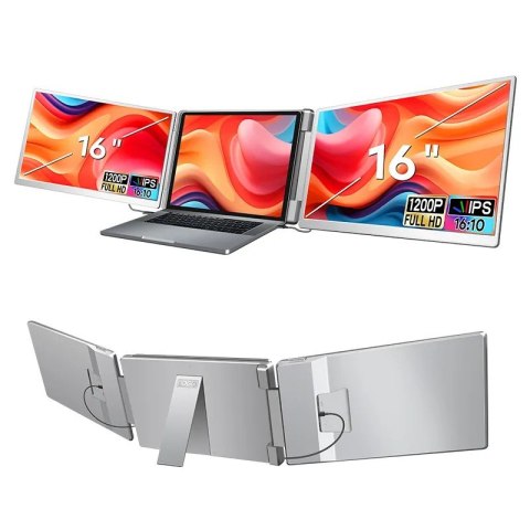Przenośne monitory do laptopa Smart Life S11 16 cali/2 monitory/IPS/1920x1200 Przenośne monitory do laptopa Smart Life S11 16 cali/2 monitory/IPS/1920x1200