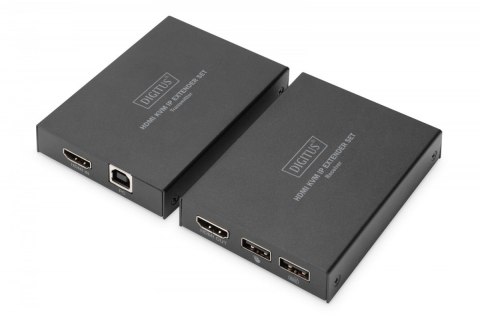Przedłużacz / Extender KVM HDMI+USB 150m po kat.5e UTP/IP 1080p FHD 60Hz audio (zestaw) Przedłużacz / Extender KVM HDMI+USB 150m po kat.5e UTP/IP 1080p FHD 60Hz audio (zestaw)