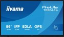 Monitor 86 cali TE8613A-B1AG INFRARED,40pkt,IPS,4K,7H,450cd/m2, WiFi,USB, ANDROID 14, Google EDLA,2x20W, UCHWYT CIENNY