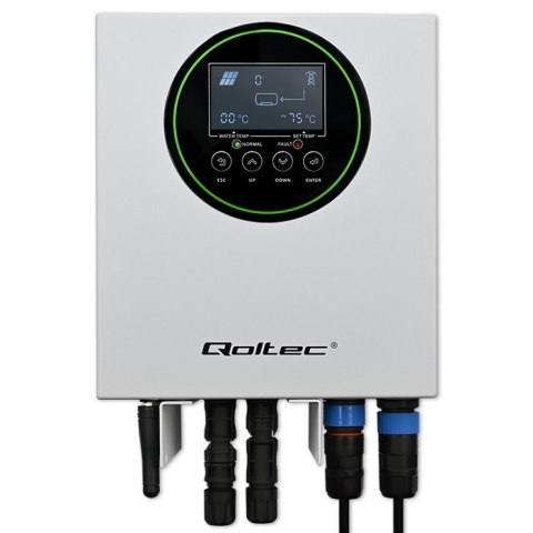 Inwerter Przetwornica solarna do grzania wody ECO Solar Boost | MPPT | BYPASS | LCD | 3kW/4kW | Wi-Fi Inwerter Przetwornica solarna do grzania wody ECO Solar Boost | MPPT | BYPASS | LCD | 3kW/4kW | Wi-Fi