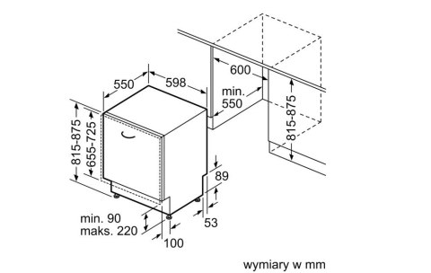 Zmywarka serie 6, 3 kosz SMD6ECX12E Zmywarka serie 6, 3 kosz SMD6ECX12E