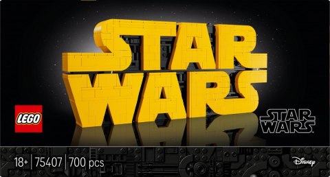 Klocki Star Wars 75407 Logo Star Wars zbudowane z klocków Klocki Star Wars 75407 Logo Star Wars zbudowane z klocków