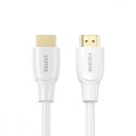 Kabel HDMI 2.0 4K 60Hz; 1m; biały; C11090AWH03-1M