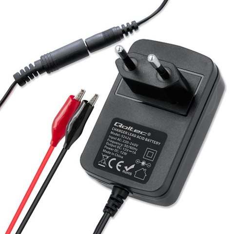Automatyczna ładowarka do akumulatora AGM GEL STD 12V | 1.5A | Prostownik z sygnalizatorem LED Automatyczna ładowarka do akumulatora AGM GEL STD 12V | 1.5A | Prostownik z sygnalizatorem LED