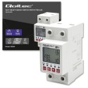 Przekaźnik 63A na szynę DIN z licznikiem energii elektrycznej | Timer | Tuya | Wi-Fi | LED 