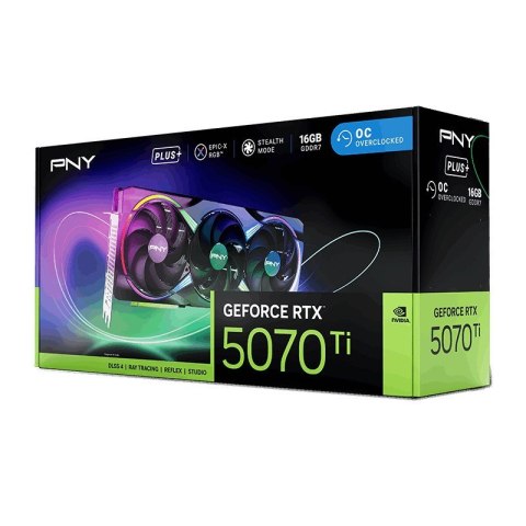 Karta graficzna GeForce RTX5070Ti+ 16GB ARGB VCG5071T16TFXXPB1-O Karta graficzna GeForce RTX5070Ti+ 16GB ARGB VCG5071T16TFXXPB1-O